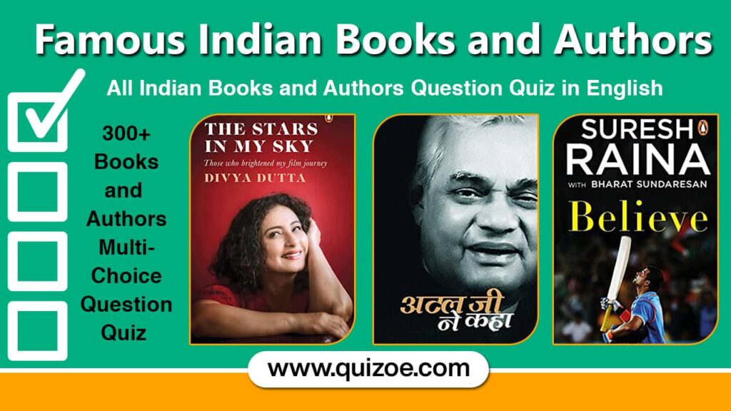  MCQ Famous Indian Books And Authors Question Quiz